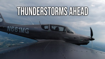 Flying Through Isolated Thunderstorms
