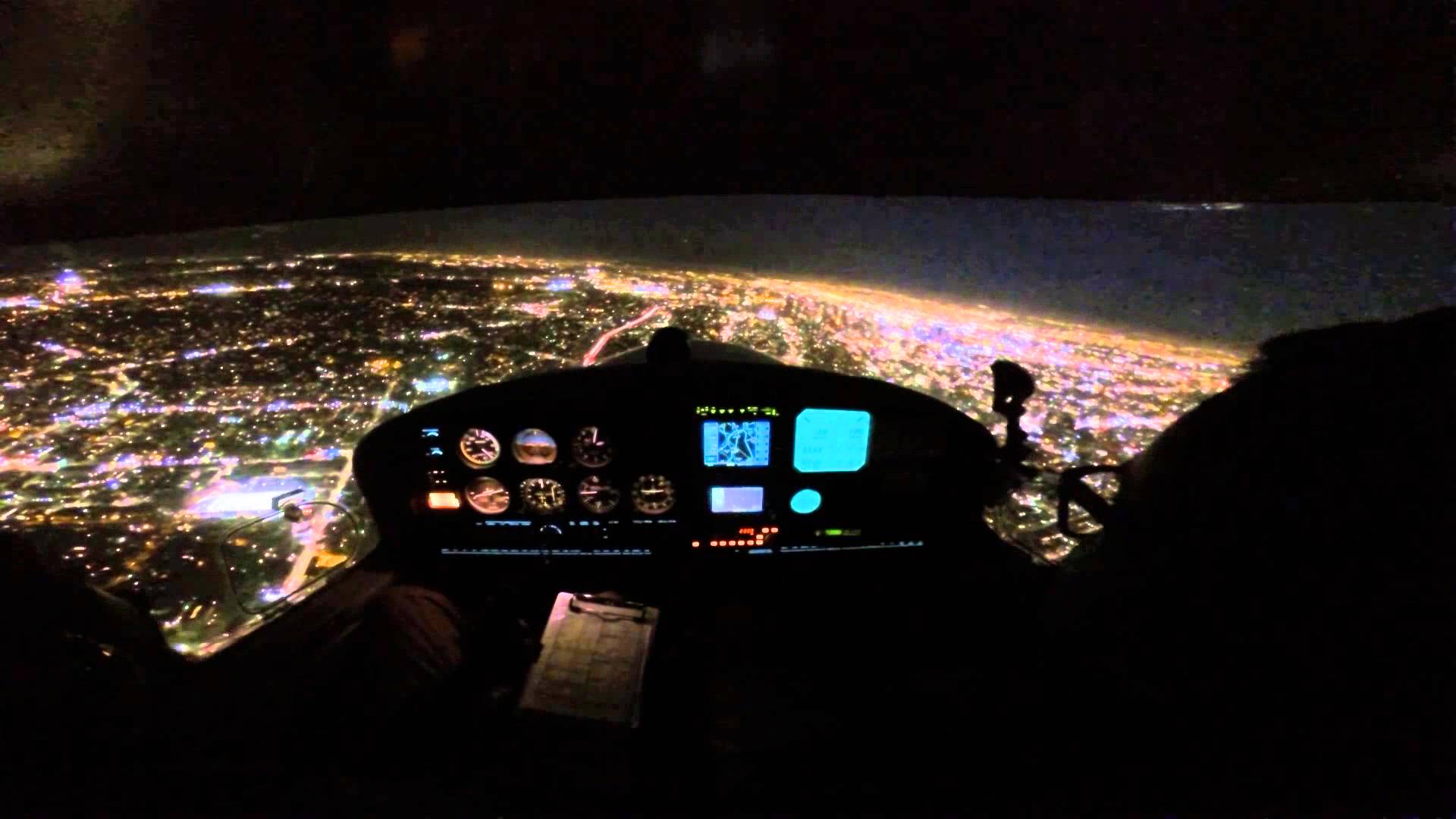 My First Night Flight In The Diamond DA40