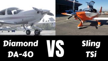 Diamond DA40 Vs. Sling TSi. Which Is The Better Plane?